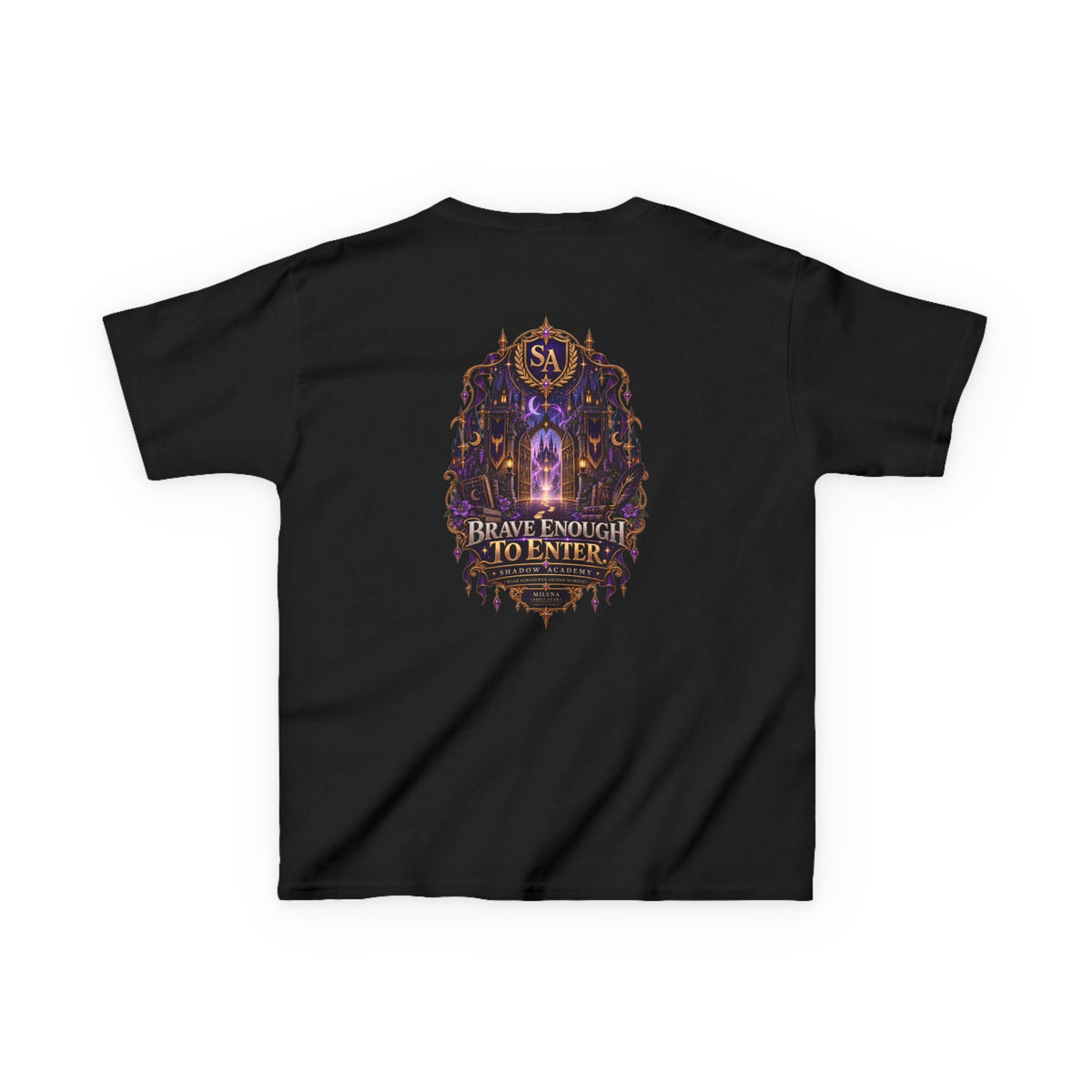 Shadow Academy – Milena van Ecken Kids T-Shirt | Official Merchandise