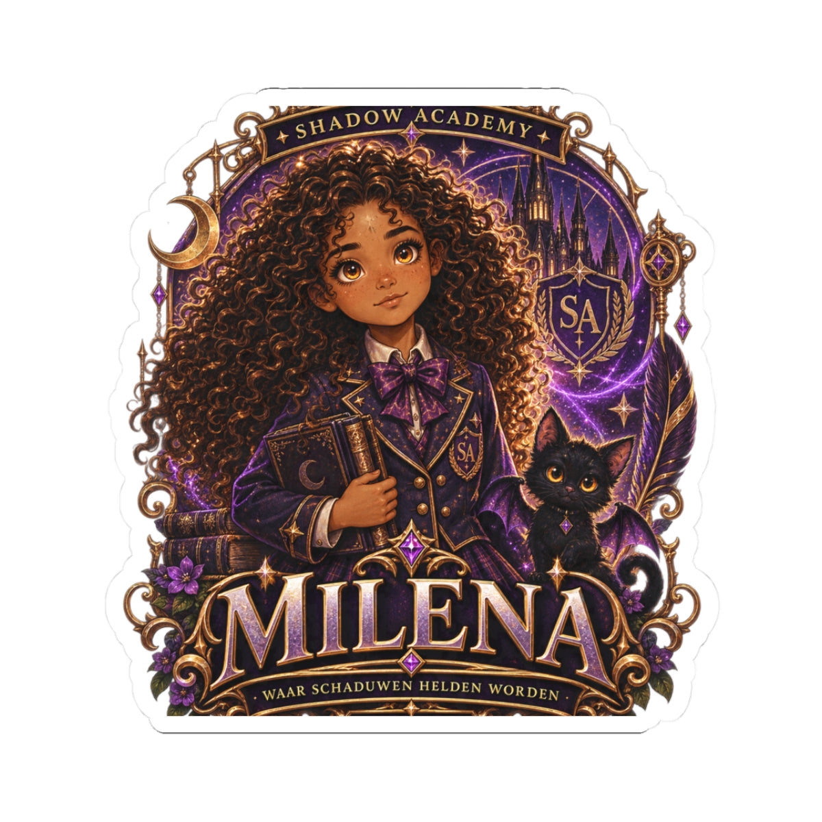 Shadow Academy – Milena Kiss-Cut Stickers | Official Character Merchandise