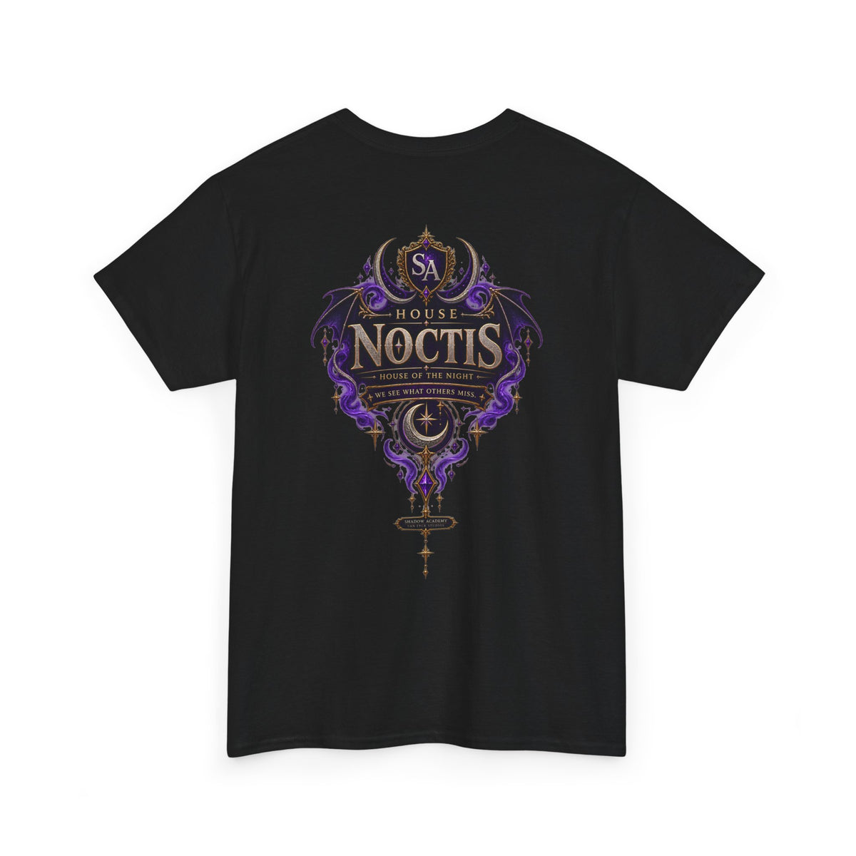 Shadow Academy – House Noctis Heren T-Shirt | Official Merchandise